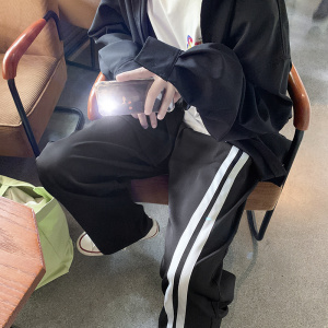夏季拖地冰丝西裤织带直筒超薄垂感拖地裤XZ1004-1KZ1669P38,男装休闲裤,星座715