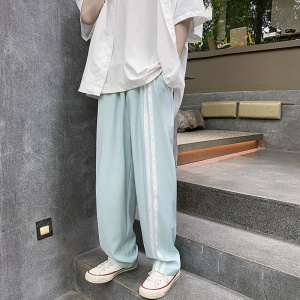 夏季拖地冰丝西裤织带直筒超薄垂感拖地裤XZ1004-1KZ1669P38,男装休闲裤,星座715
