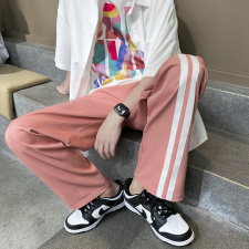 夏季拖地冰丝西裤织带直筒超薄垂感拖地裤XZ1004-1KZ1669P38，男装休闲裤，星座715