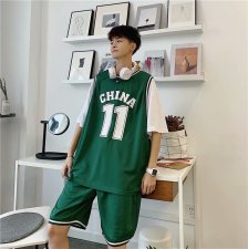 主推夏季运动套装男士短袖短裤新款休闲两件套帅气潮流tz0303-P36，男装休闲套装，星座1008-1