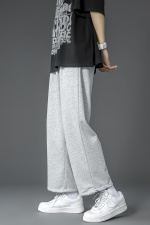 主推夏季薄款卫裤宽松休闲运动九分裤B377-A01-特P25限48，男装休闲裤，电商B377