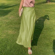 现货转化率高缎面半身裙P65K118，女装半身裙，浙宝305