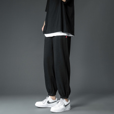 主推有大码(S-5XL）夏季薄款宽松休闲卫裤九分裤男A01特P25-限48，男装休闲裤，电商B377