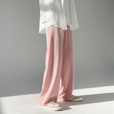 白底主推冰丝清爽宽拖地裤男休闲裤B377-KN183-P4058，男装休闲裤，电商B377