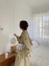 春季新款你与韩剧女主只差一件好看的风衣，女装风衣，KAMU