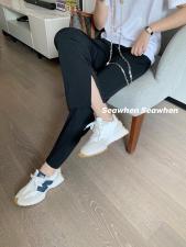 【现货】内开衩巨显腿长神裤，女装，海维恩