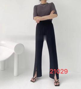 侧边开叉微辣裤，女装，38度6