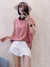 【现货】夏装新款拼接小衫，女装，瑞丽E人