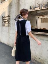 YGZa88102021年夏季新款背带裙韩版宽松套装两件套，女装职业装，衣宫主