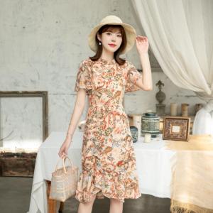 现货 夏季旗袍连衣裙，女装婚纱/旗袍/礼服，爽靓爽