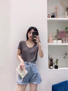 销量王 销售破10w 100%巴黎天丝T,女装,柒外