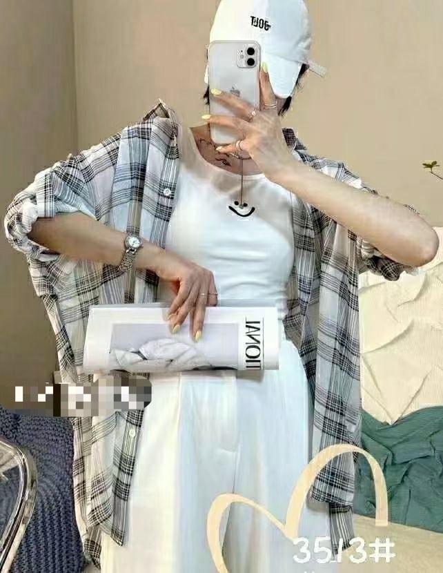 现货夏装防晒2件套衬衣，女装，泰靡