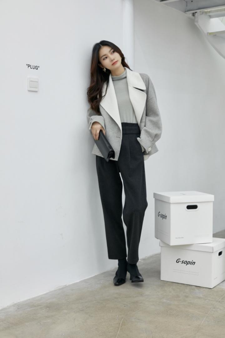 冬季新品双面羊绒大衣，女装，拉嘉图