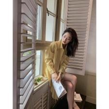 不规则设计款衬衫，女装衬衫，UPUP