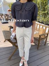 减龄款衬衫 现货，女装衬衫，E.FAXIAN伊发现