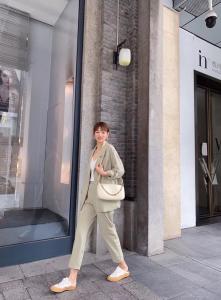 现货 2021春季新品套装 休闲随意不挑人 跑量款,女装职业装,蓝典