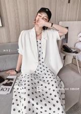 二件套连衣裙，女装连衣裙，秋莎明月
