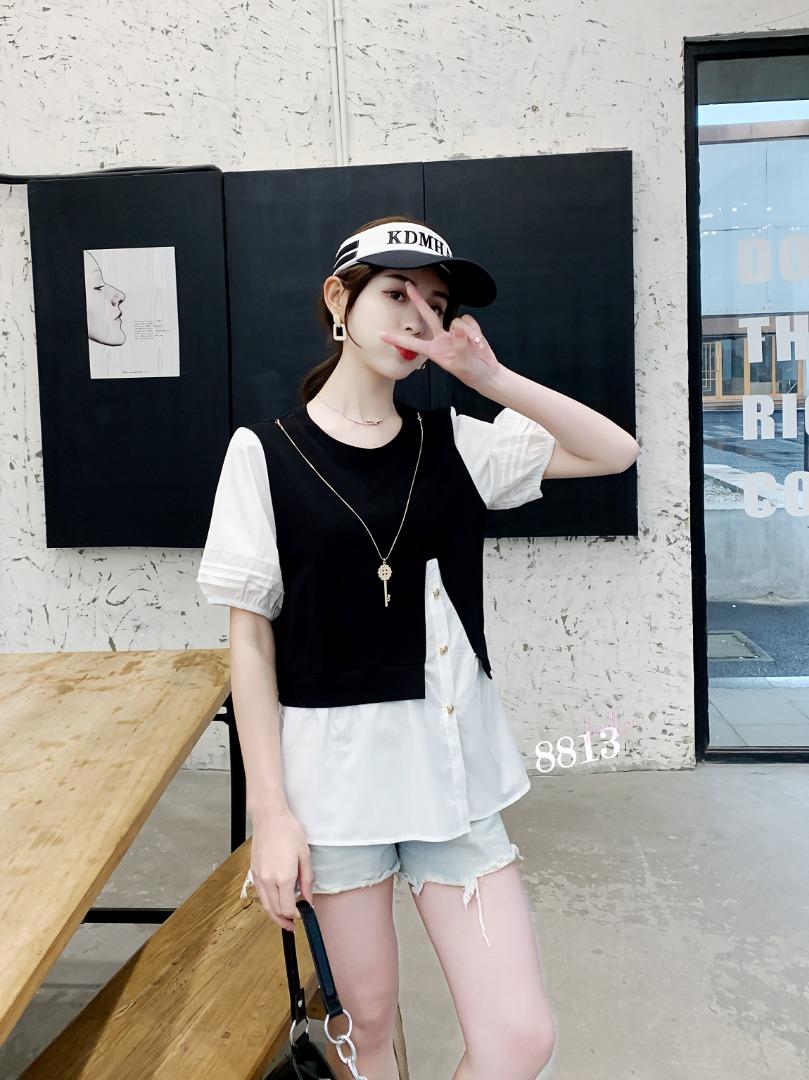 休闲小清新上衣，女装，美依菱