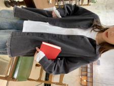春季新品牛仔衬衫，女装衬衫，怪怪树