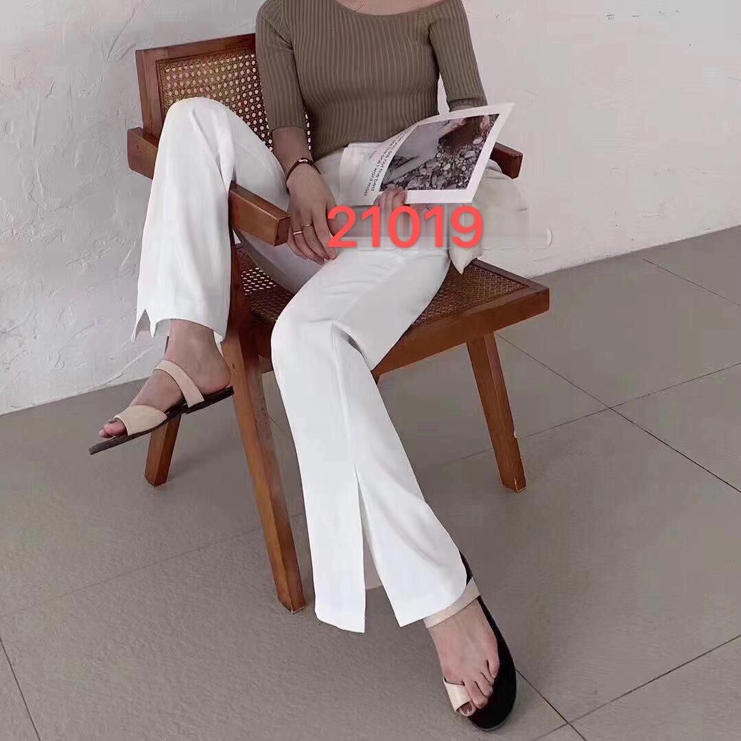 侧边开叉微辣裤，女装，38度6