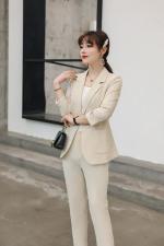 时尚套裤两件套，粉色，米色，黑色，绿色。5个尺码。，女装，湘怡服饰