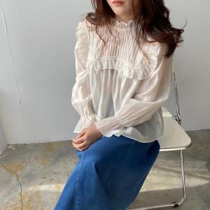 春款～微透感套头小衫,女装,土布鱼