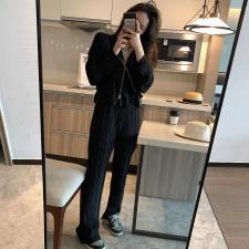 三宅压褶套装，女装职业装，XTZ style