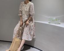 【现货】重工刺绣连衣裙，女装连衣裙，驿谷