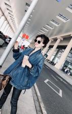 DG7061早春新款时尚洋气牛仔休闲外套，女装，L·H·X