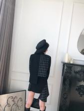 【2021ss新款】新春个性套装，拼接小西服，女装职业装，UMANCITY