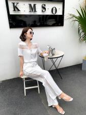 缎面套裤，女装，贻思茗