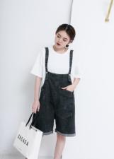 背带裤，女装，E·呀