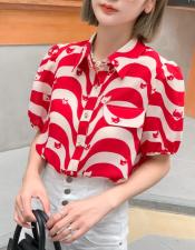 夏季新款韩版条纹小杉，女装，巧析