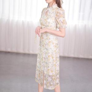 夏季新款 旗袍，女装婚纱/旗袍/礼服，甜野