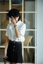 现货夏天明线jk半裙，女装半身裙，OL