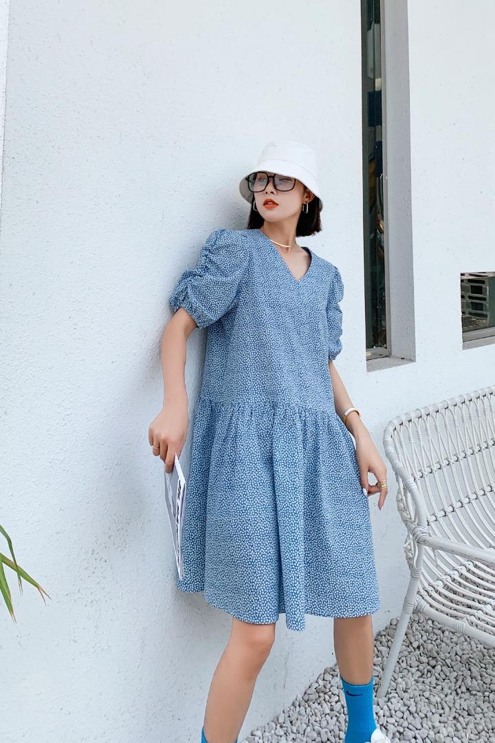 新款小碎花连衣裙，女装连衣裙，梦幻衣柜