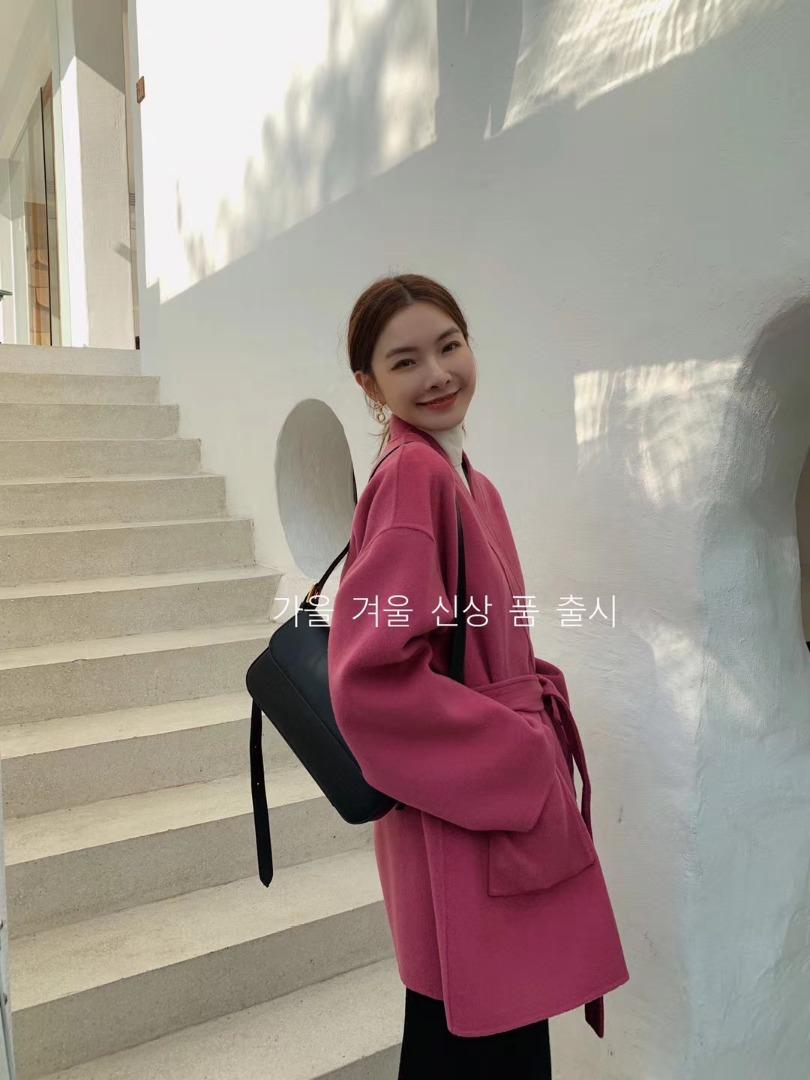 现货双面羊绒大衣，女装，D3N