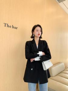 韩系气质简约西装,女装西装,春花与熙南