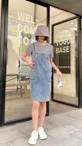 两件套牛仔裙，女装，锦华秀逸