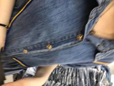 牛仔翻领连衣裙，女装连衣裙，阿唛倪