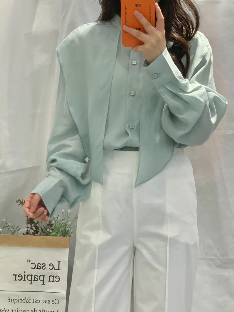 现货夏季新款衬衫，女装衬衫，影白