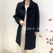金玉满堂呢料大衣，女装毛呢外套，香水之恋