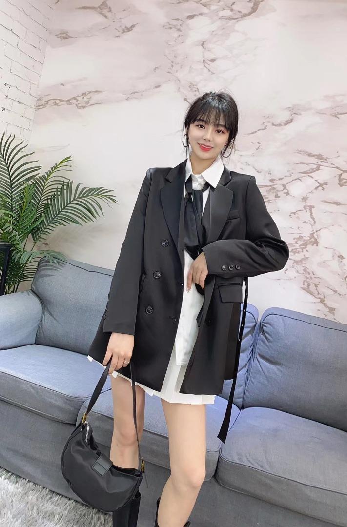 新款小西装醋酸面料SML，女装西装，艾涵o