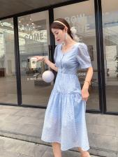 【现货】泡泡气质连衣裙，女装连衣裙，新依佳人