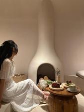 2079天丝小雏菊连衣裙，女装连衣裙，Mu Mu