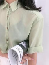 糖果色衬衫，女装衬衫，迪黎