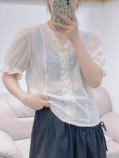 夏季新款韩版小衫，女装，依洛菲