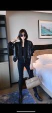 DG822早春欧货潮流皮衣，女装皮衣，L·H·X