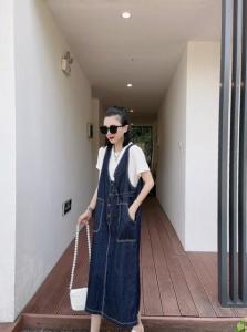 牛仔两件套，女装，魅丽依族