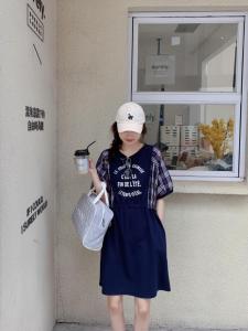 拼色休闲T群,女装,约她